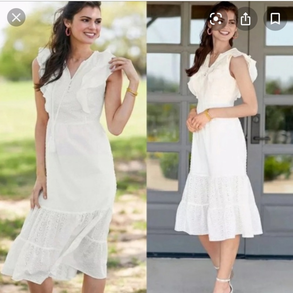Matilda Jane Joanna Gaines white dress new W/o tag